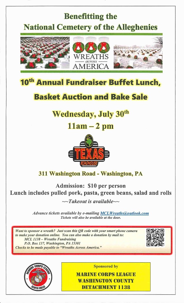 Flyer for Lunch Fundraiser